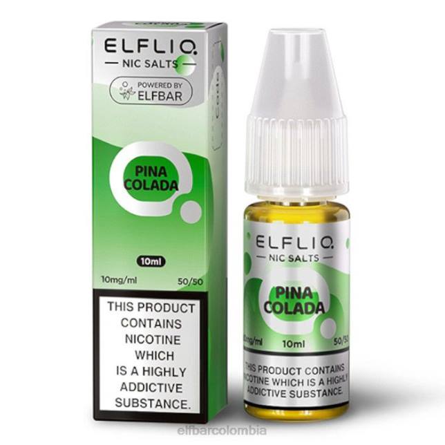 B802175 elfbar elfliq sales nic - piña colada - 10ml-10 mg/ml clásico