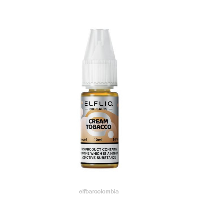 B802211 elfbar elfliq crema tabaco sales nic -10ml-10 mg/ml clásico