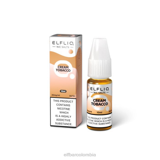 B802212 elfbar elfliq crema tabaco sales nic -10ml-20 mg/ml clásico