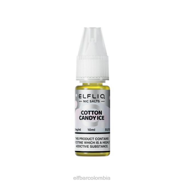 B802213 elfbar elfliq algodón de azúcar hielo sales nic - 10ml-10 mg/ml clásico