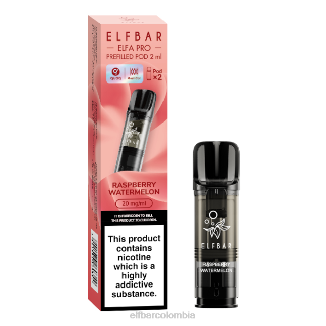 B802100 elfbar elfa pro cápsulas precargadas - 20 mg - paquete de 2 tabaco de nieve