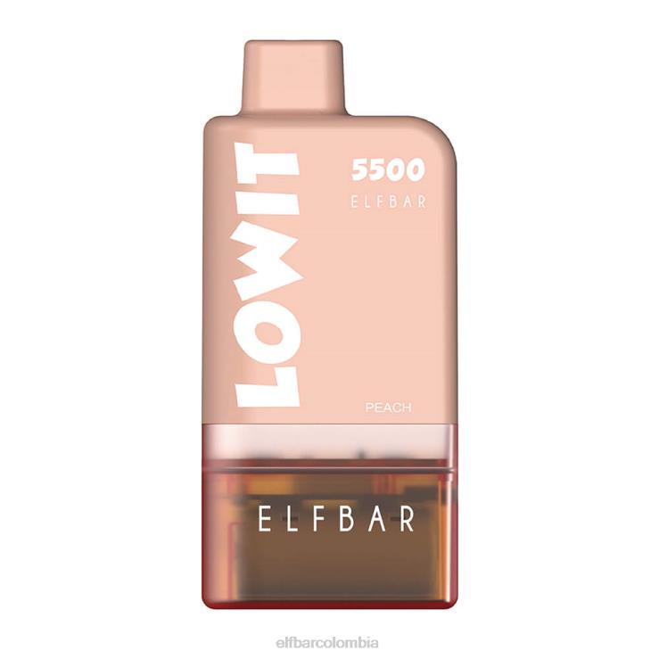 ELFBAR kit de cápsulas precargadas lowit 5500 2% nic 48D46130 Durazno jugoso