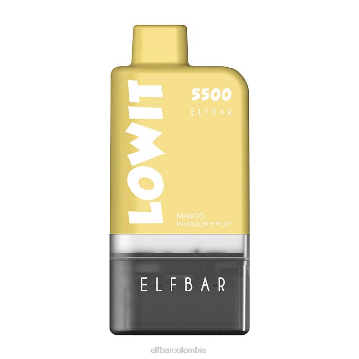 ELFBAR kit de cápsulas precargadas lowit 5500 2% nic 48D46131 mango maracuyá