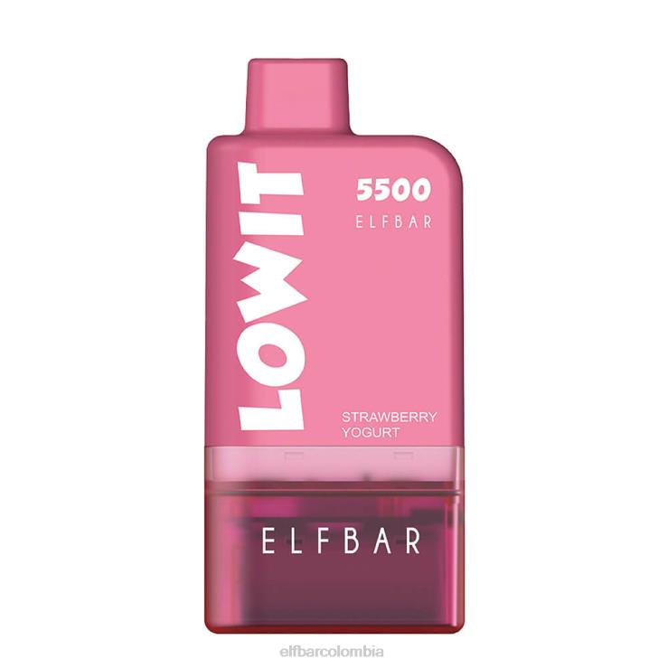 ELFBAR kit de cápsulas precargadas lowit 5500 2% nic 48D46132 Yogurt de fresa