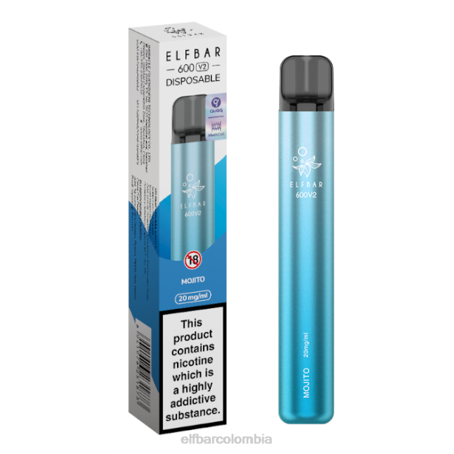 B80217 Vaporizador desechable elfbar 600v2 - 20 mg mojito