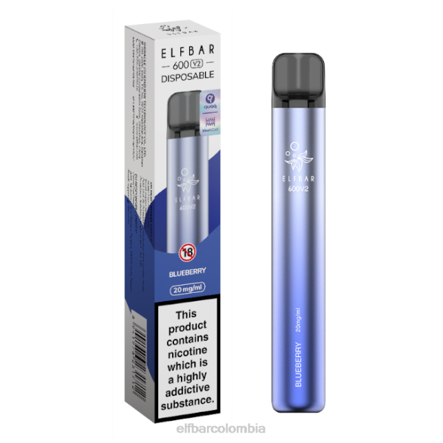 B8021 Vaporizador desechable elfbar 600v2 - 20 mg arándano