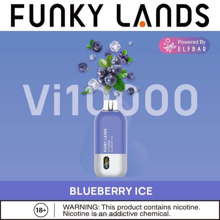 ELFBAR funky lands mejor sabor vape desechable vi10000 serie helada 48D46151 hielo de arándanos