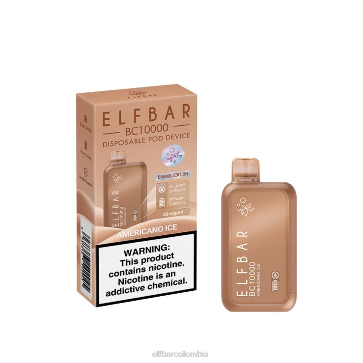 ELFBAR vape desechable nuevo bc10000 10000puffs 48D4647 hielo americano