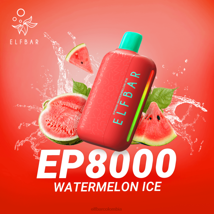 ELFBAR vape desechable nuevos soplos ep8000 48D4662 hielo de sandia