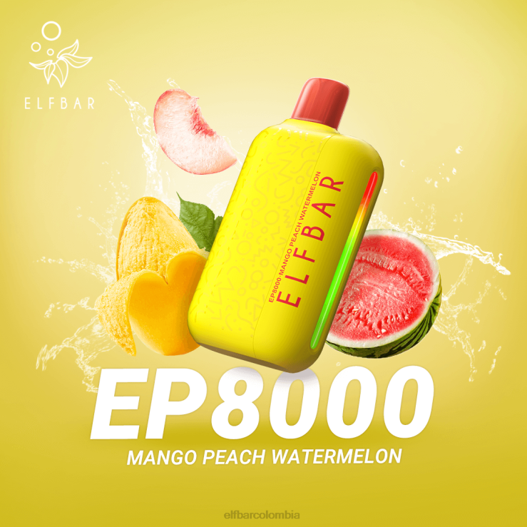 ELFBAR vape desechable nuevos soplos ep8000 48D4671 sandia mango durazno